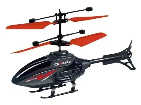 Hot-selling induction suspended crystal ball sense colorful ball induction flying helicopter children's toys Holiday gift