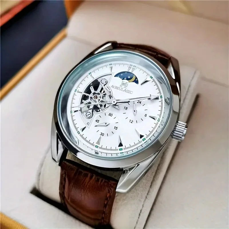 Automatic Moonphase Watch. No Battery. All Style.